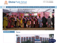 Tablet Screenshot of divineschoolshahabad.com